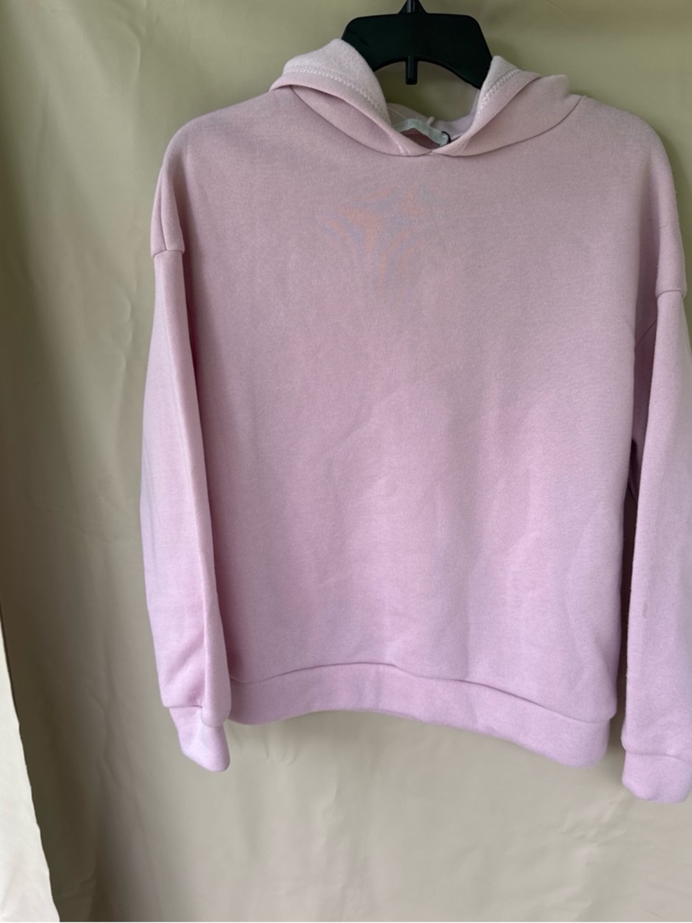 Junior girls Light Pink Hooded Sweatshirt